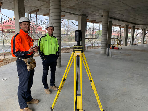 As constructed or WAE survey - BLK360 scanner and total station
