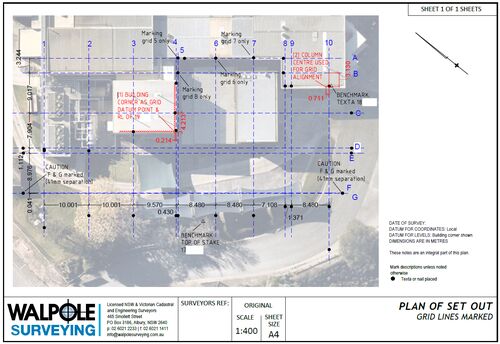 Sample set out plan