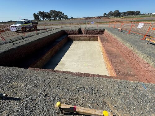 Set out for construction